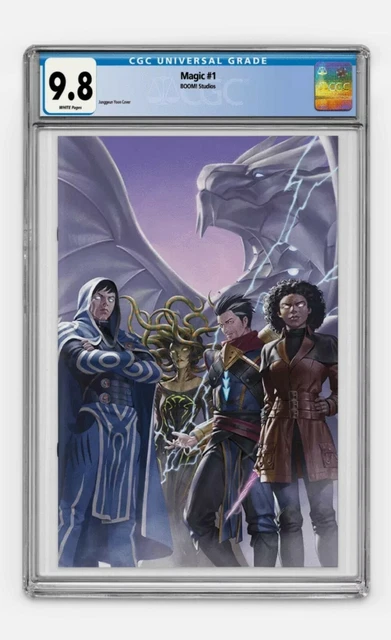 Magic #1 Cgc 9.8 Nm+ Junggeun Yoon Boom Studios Comics Vault Live Skybound