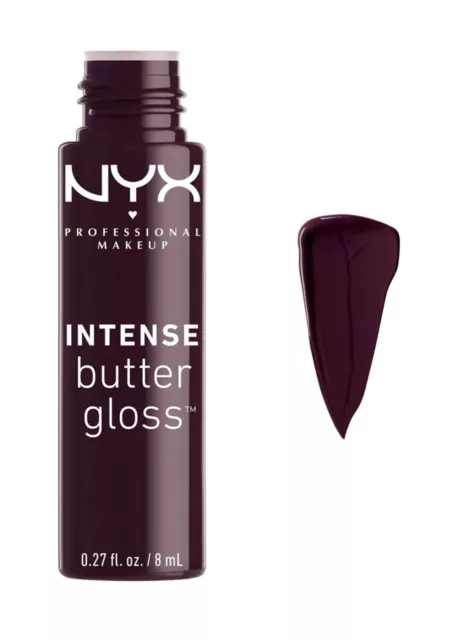 NYX Intense Butter Lippenglanz - 8ml - Blaubeerkuchen - NEU