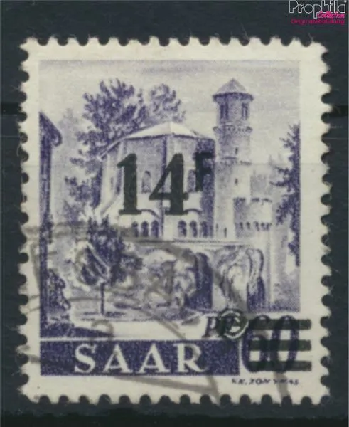 Briefmarken Saarland 1947 Mi 236II gestempelt(9648188