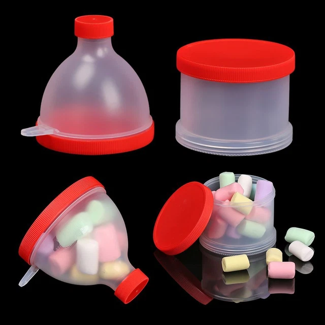 Contenitore Bottiglia Acqua Proteine Shaker Bottiglie Proteine Polvere Imbuto Palestra Partner