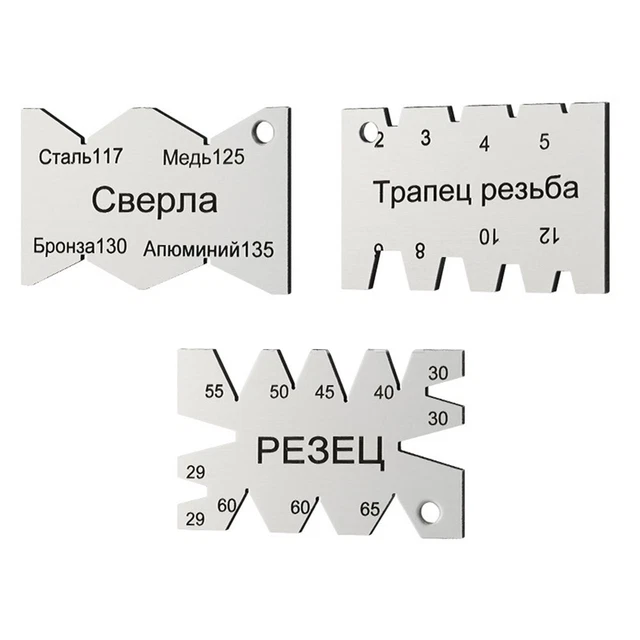 Reliable Stainless Steel Arc Model Angle Gauge for Accurate Thread Cutting