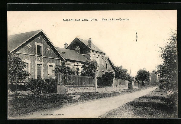 CPA Nogent-sur-Oise, Rue de Saint-Quentin