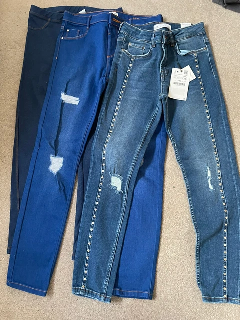 JEANS BUNDLE GIRLS AGE 10 Zara / River Island