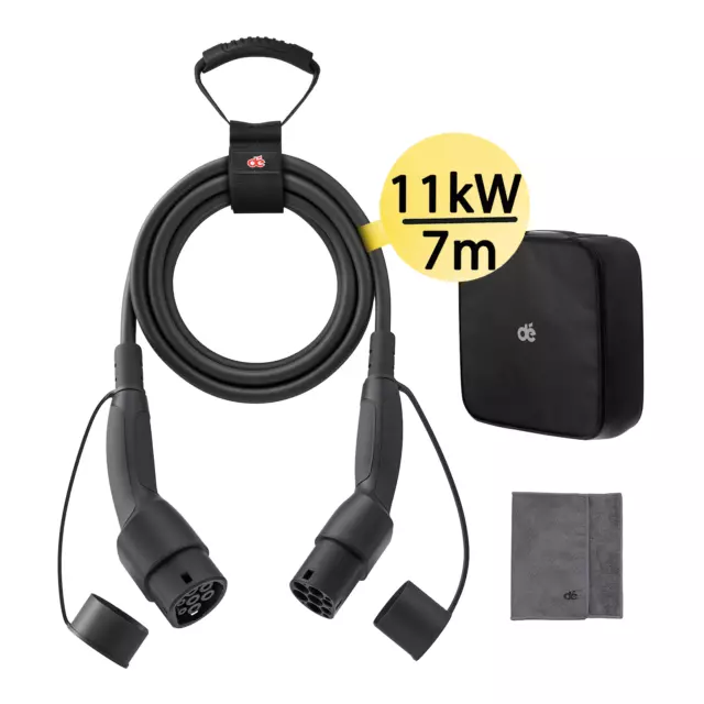 7m Ladekabel EV Ladegerät Typ 2 Mode 3 Elektroauto 16A 11kW für VW ID.3 ID.4 ID5 2