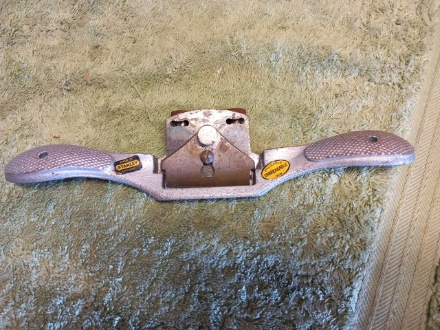 Stanley Adjustable Curved Sole Spokeshave EX Dockyard Tool 1976