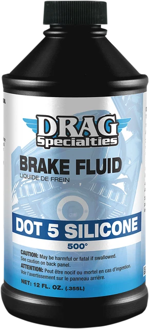 Drag Specialties DOT-5 Silicone Brake Fluid 12 Fl oz 3703-0058