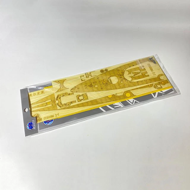 Wooden Deck Masking Sheet for 1/350 Trumpeter 05359 German Tirpitz Battleship