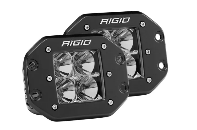 Rigid 212113 Universal Pair of Black D-Series Pro LED Light Flood Flush Mount