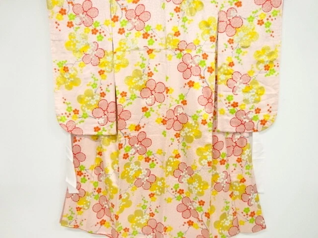 44774# Japanese Kimono / Antique Kimono For Girls / Ume