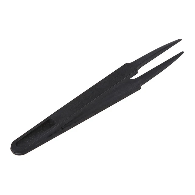 Black Plastic -static Tweezers Repair Tool X3A1