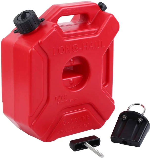 Samger 5L Rosso Carburante Gas Serbatoi Benzina Tanica Con Supporto per Moto ATV