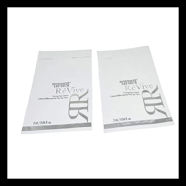 LOT OF 2 ReVive Intensite Les Yeux Firming Eye Cream 2 ml .06oz Each New