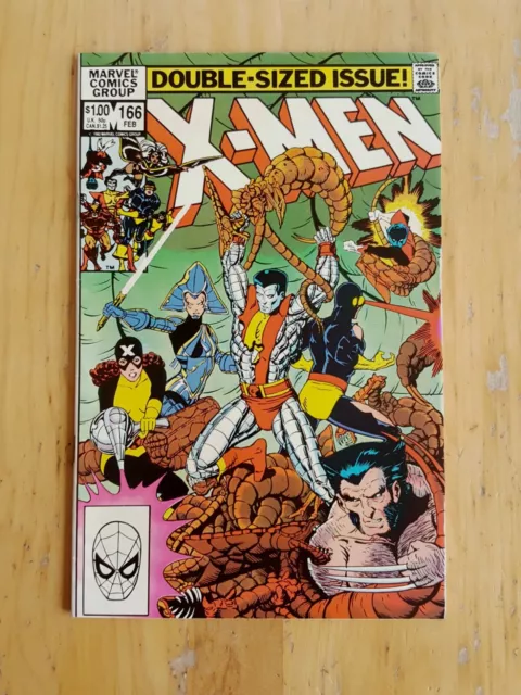 The Uncanny X-Men #166 (1983, Marvel Comics) 9.0 VF/NM | 1st Lockheed