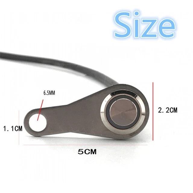 Interrupteur De Support De Guidon De Moto 22 Mm, Bouton Pression