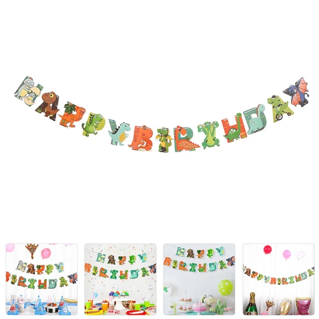 Ghirlanda Di Compleanno Per Bambini Con Bandierine Triangolari In Carta Kraft - Alles Gute Zum Geburtstag