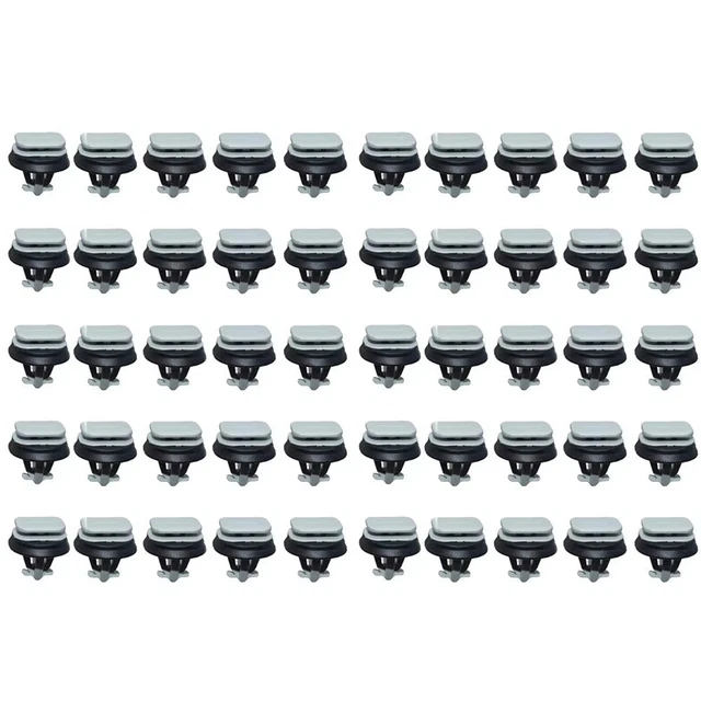 50-Pack YOU.S Moulding Trim Clips – For Iveco Renault Opel Nissan – 7703077421