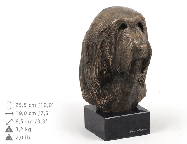 STATUE CHIEN BERGER ALLEMAND - plâtre - signée MAP - long 35 cm - 2,5