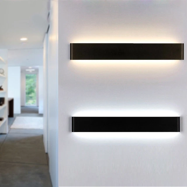 LED WALL LIGHT Strip Lamp Up Down Minimalist Indoor Sconces Fixture ...