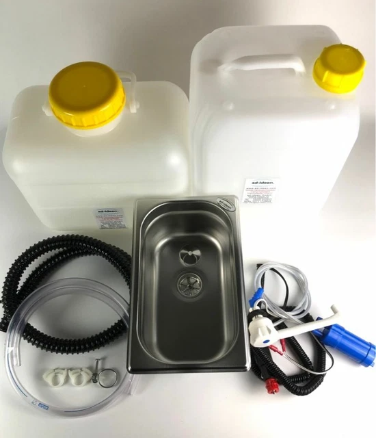 Mini Cuisine Bloc de Camping Kit Montage Technikset Évier 265x160x100mm Novo W