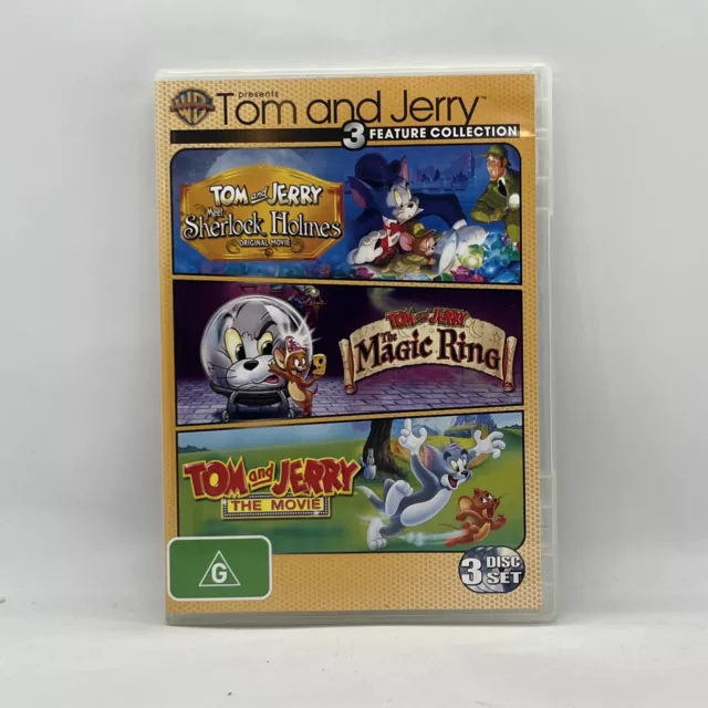 Tom And & Jerry Feature Collection Animation Dvd Movie Film Vgc Free Post  R4 Pal $12.30 - Picclick Au