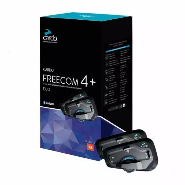 Cardo Scala Rider Freecom 4 Plus Duo JBL Motorcycle Bluetooth Intercom