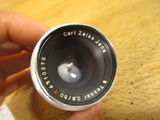 M42 Carl Zeiss Jena 1:2,8/50 No. 4310275 Objektiv