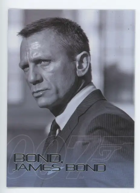 James Bond Autographs & Relics Daniel Craig Case Topper Chase Card BJB23