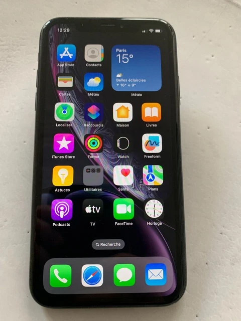 Apple iPhone XR - 64 Go - Noir (Désimlocké, revente legale)