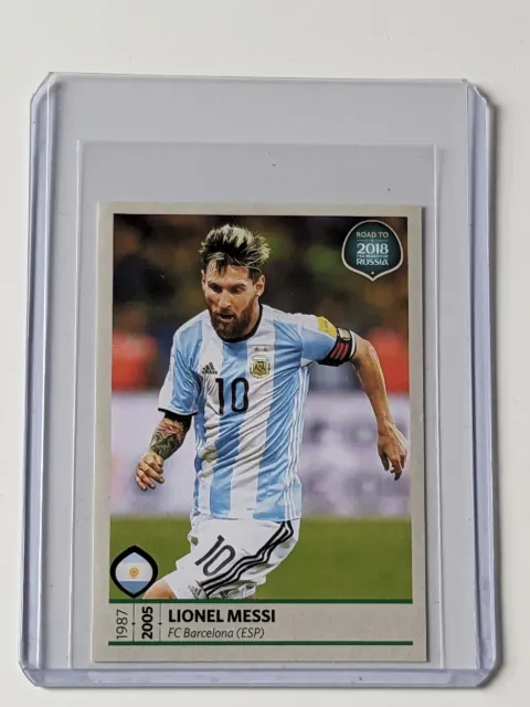 Panini World Cup Road To Russia 2018 Lionel Messi Argentina unused sticker 286