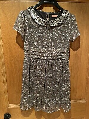Next Girls Christmas Party Sequin Sparkle Dress Age 11yrs - Immaculate