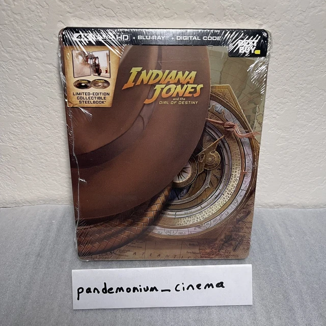 INDIANA JONES AND The Dial Of Destiny (Steelbook)(4K UHD+Bluray+Digital