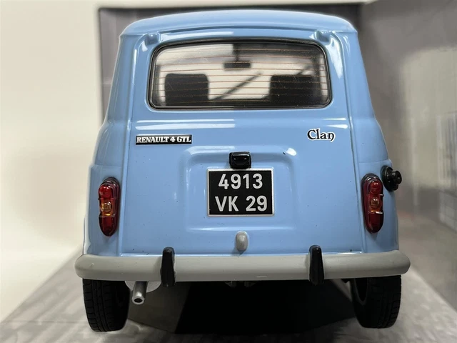 Renault 4L Clan 1978 Bleu 1:18 Echelle Solido 1800103 3