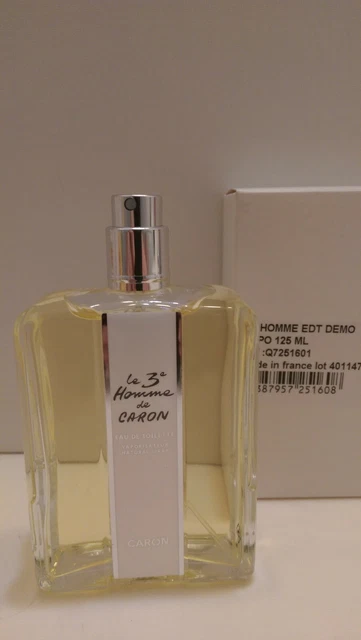 CARON LE 3 HOMME 4.2 oz / 125 ml EAU DE TOILETTE SPRAY MEN - NEW-UNBOXED
