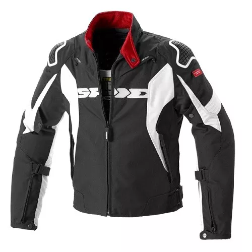 Giacca Jacket Blouson Chaqueta SPORT WARRIOR H2OUT SPIDI Nero Bianco UOMO moto