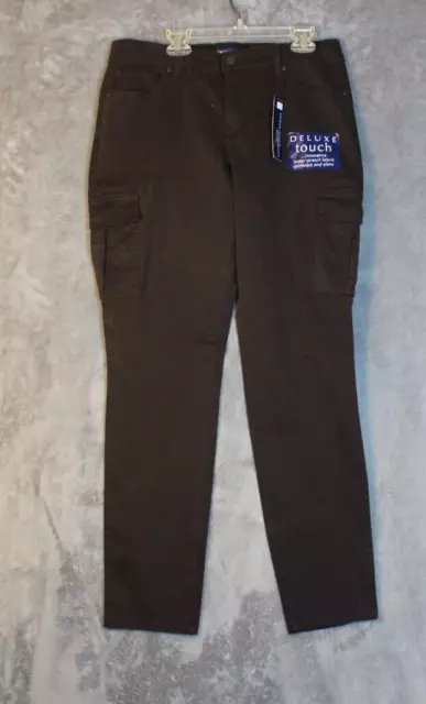 Bandolino Selene Missy Size 8 W32 Brown Denim Skinny Jeans