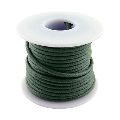 20 AWG vintage style solid cloth wire 50' spool GREEN