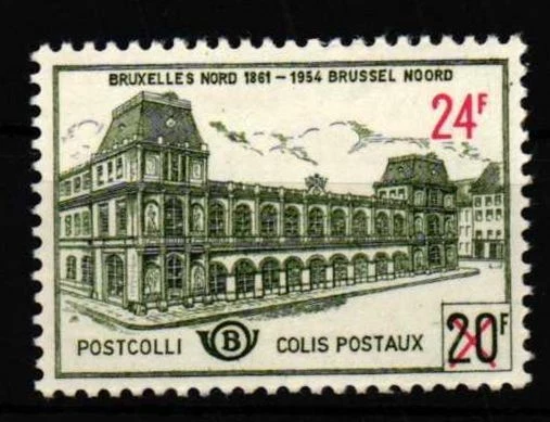 Belgien TR373 postfrisch Eisenbahnpaketmarken aus 1961 #HQ004