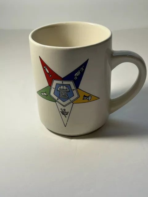 Mason Order of Eastern Star Coffee Tea Cup Mug Masonic Freemason