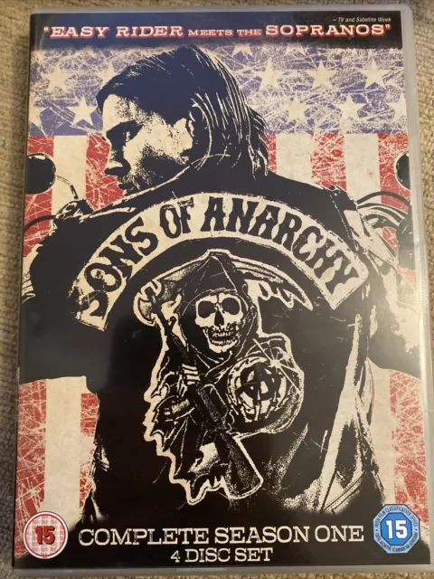 Sons of Anarchy: Complete Season One DVD (2010) Charlie Hunnam 4-Disc set