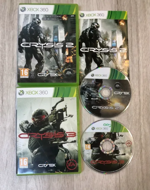 Crysis 2 & 3 Microsoft Xbox 360 Games