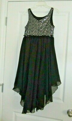 Amy’s Closet Black Sequin formal Sleeveless Dress Size 16 Worn Once