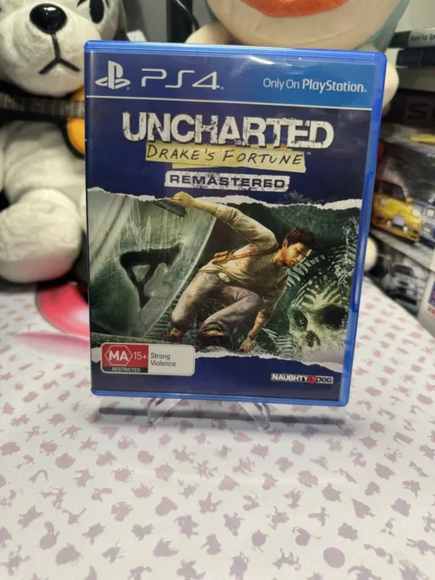 Uncharted Drakes Fortune Remastered Playstation 4 Game (Naughty Dog) 2016  Ps4