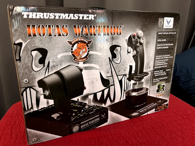 NUOVO JOYSTICK THRUSTMASTER Hotas Warthog Flight sim dcs a10 wt xplane
