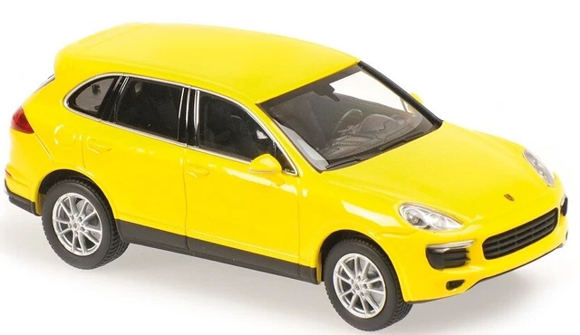 PORSCHE Cayenne 2013 jaune, MXC940063201, échelle 1/43, MAXICHAMPS