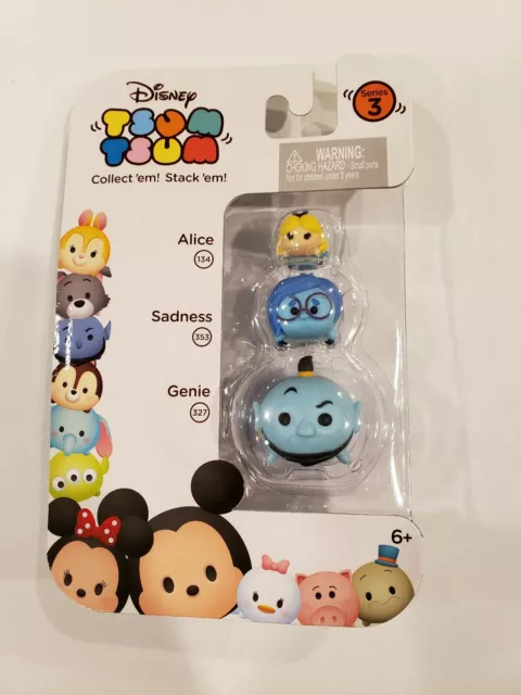 Lot of 3 Disney Tsum Tsum Collect 'em Stack 'em Series 1 ~ 3 Goofy 3 Perry,  Pooh