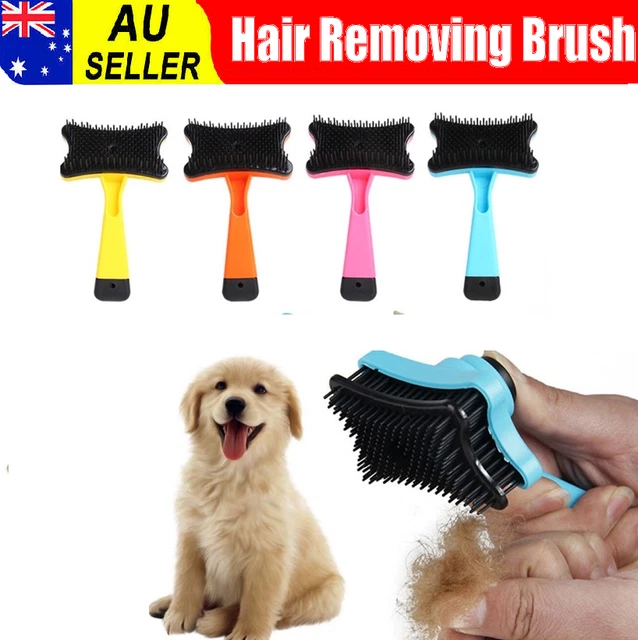Grooming Brush For Dog Cat Deshedding Tool Rake Comb Fur Remover Reduce Pet Hair
