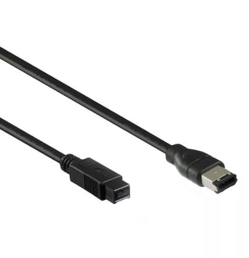 Firewire 1394B 9 Pin to 6 Pin Cable 2m
