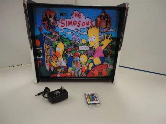 The Simpsons Data East Pinball Head LED Display light box