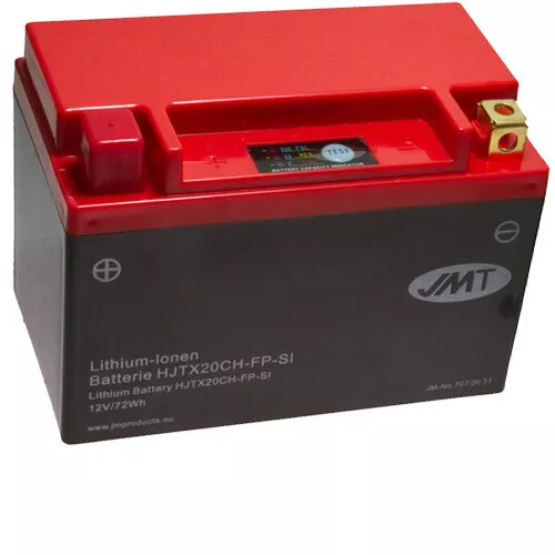 Motorrad Batterie JMT Lithium HJTX20CH-FP / HYB16A-AB, 12V|CCA:360A (150x87x105-