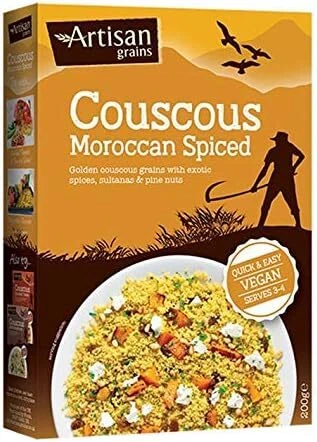 Cereali artigianali grani artigianali cuscous speziato marocchino confezione da 6 g